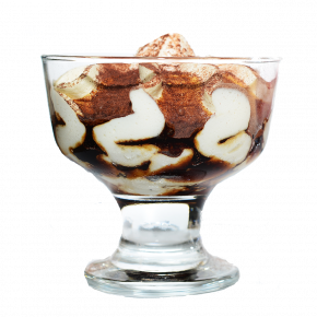 Мороженое Michielan Италия тирамису, 90гр. в стеклянном бокале